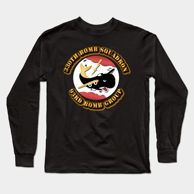 AAC - 330th Bomb Squadron, 93rd Bomb Group Long Sleeve T-Shirt by twix123844